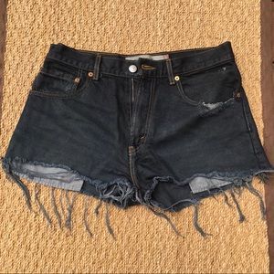 Levi’s ripped Jean shorts
